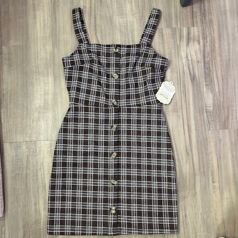 Cute fall plaid dress